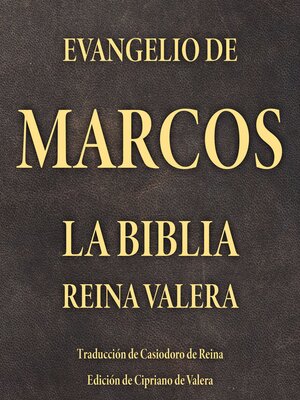 cover image of Evangelio de Marcos